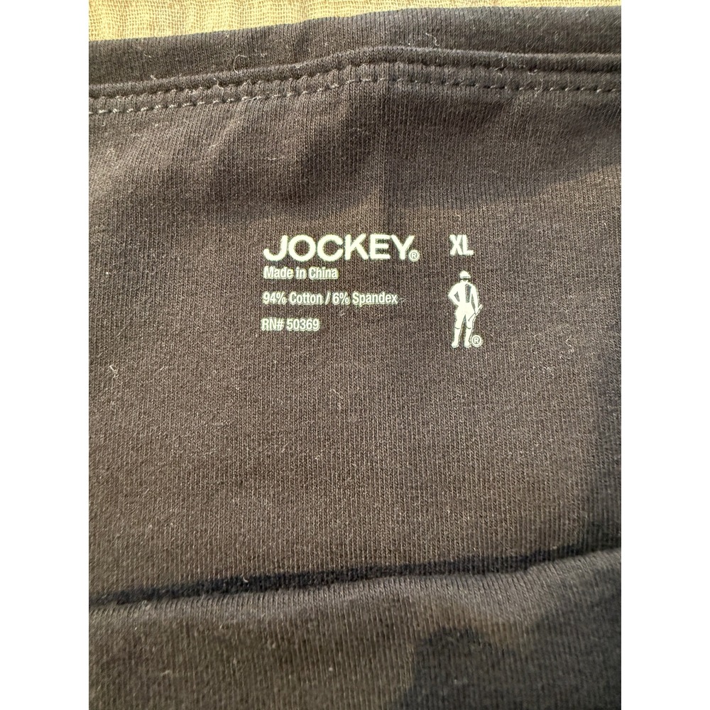 Jockey Leggings Women XL Black High Waisted Activewear Cropped with Pockets - Picture 6 of 6